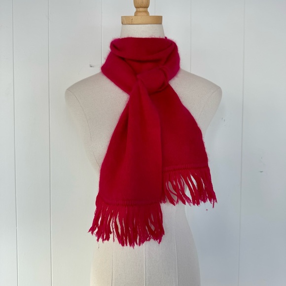 Vintage Wool & Angora Scarf - Picture 1 of 8